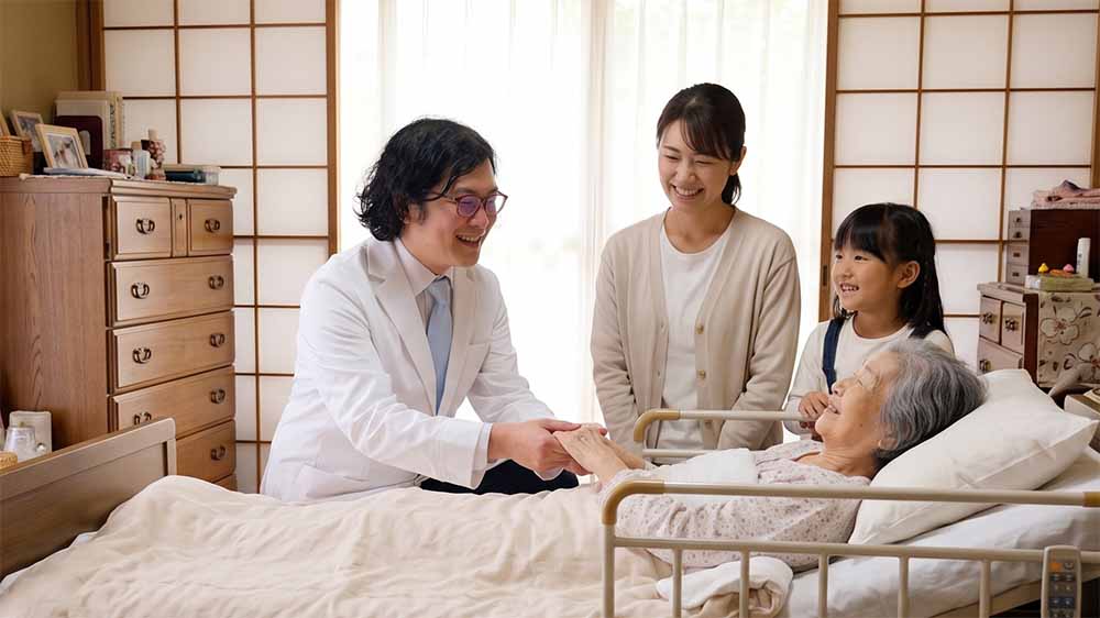 在宅診療の様子